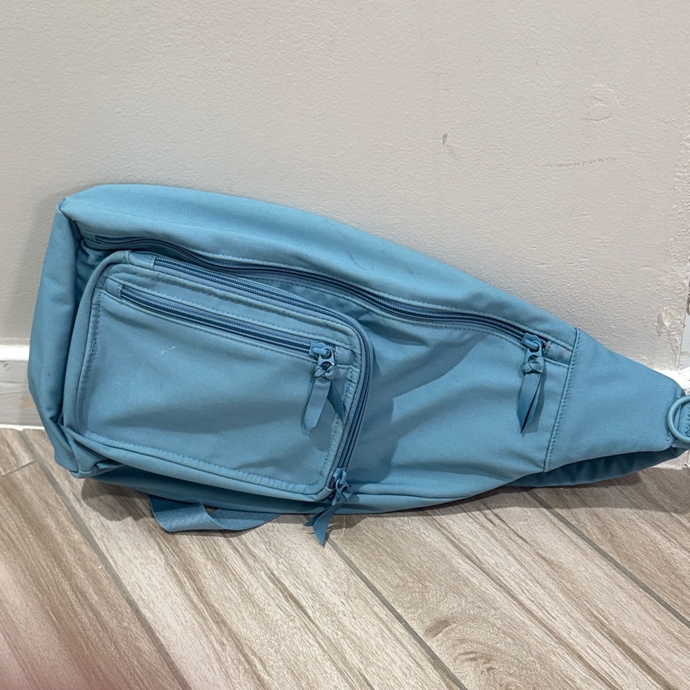 Vera Bradley Light Blue Sling Backback